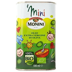 Масло оливковое Extra Virgin Mini bio Monini, 0,5л